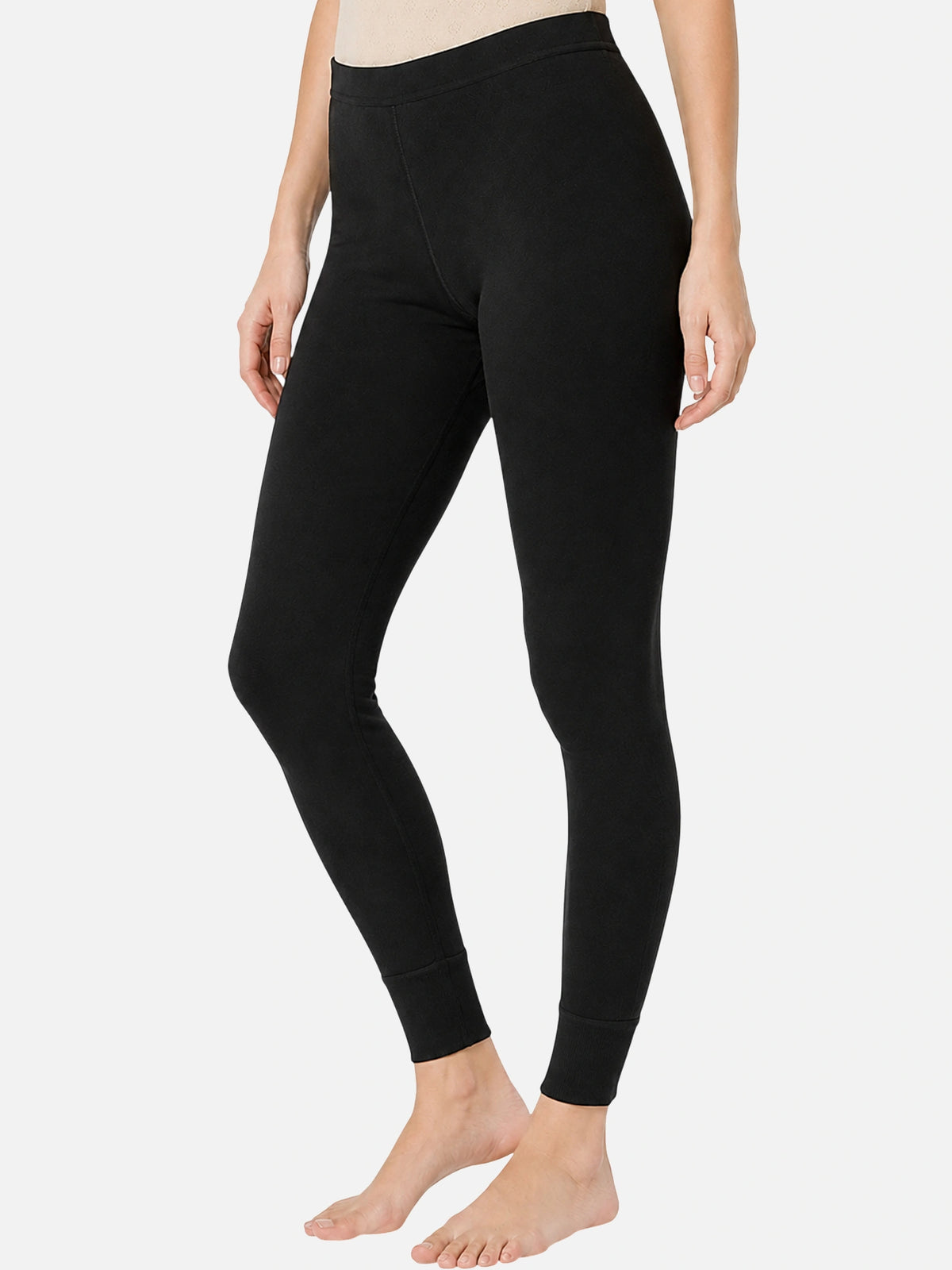 Women Fleece Thermal Bottom for Winter Wear, Heat Retention and Cold-Weather Layering and Regular Use - Pack of 1