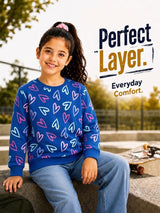 Girls Sweatshirt for Casual Wear, Warm Layering, Everyday Comfort and Practical Wardrobe Essentials for Daily Use