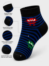Boys Antibacterial Super Soft Socks for Everyday Comfort, Regular Wear and Casual Wardrobe Use - Pack of 3