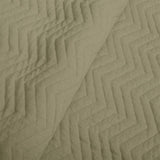 BodyComfy 100% Cotton Hosiery King-Size Fitted Bedcover – Chevron Print