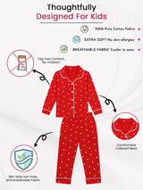Girls Cotton Night Suit for Comfortable Sleepwear, Lounge Wear and Everyday Nightwear Essentials for Daily Use