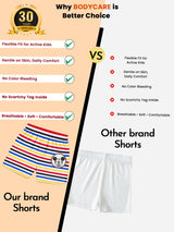 Baby Boys Mickey & Friends Shorts 100% Cotton for Everyday Comfort, Playtime Ease and Lounge Wear - Pack of 3