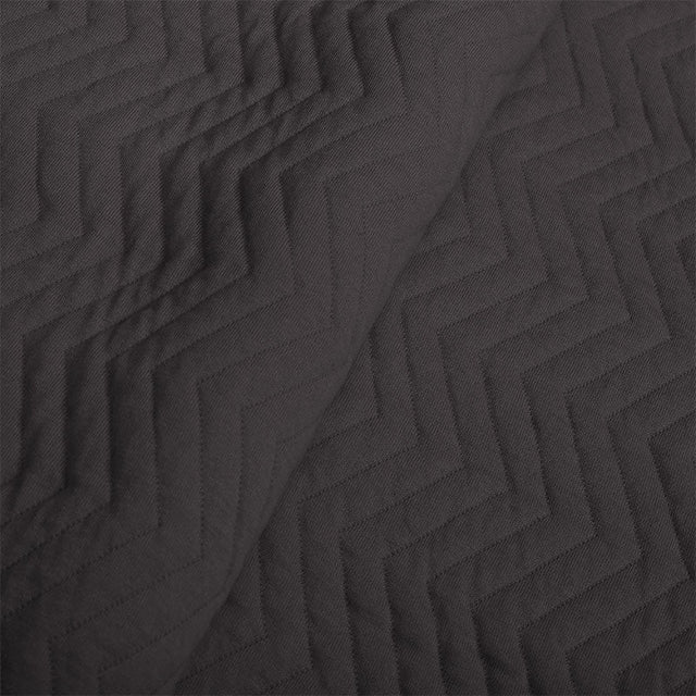 King Size Cotton Jersey Bedcover Chevron Pink - Bodycare