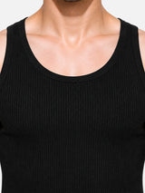 Men Antibacterial Sleeveless Thermal Top with Round Neck and Regular Fit for Winter Base Layering - Pack of 1