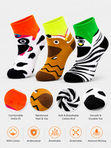 Unisex Antibacterial Super Soft Socks for Regular Wear, Everyday Comfort and Practical Multipack Use - Pack of 3