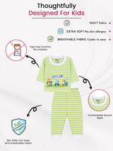 Unisex Baby Round Neck Full Sleeves Thermal Set with Top and Bottom for Winter Comfort and Easy Dressing - Pack of 1