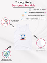 Baby Boys Round Neck Sleeveless Vest Innerwear for Comfortable Daily Wear, Easy Movement and Regular Use - Pack of 3