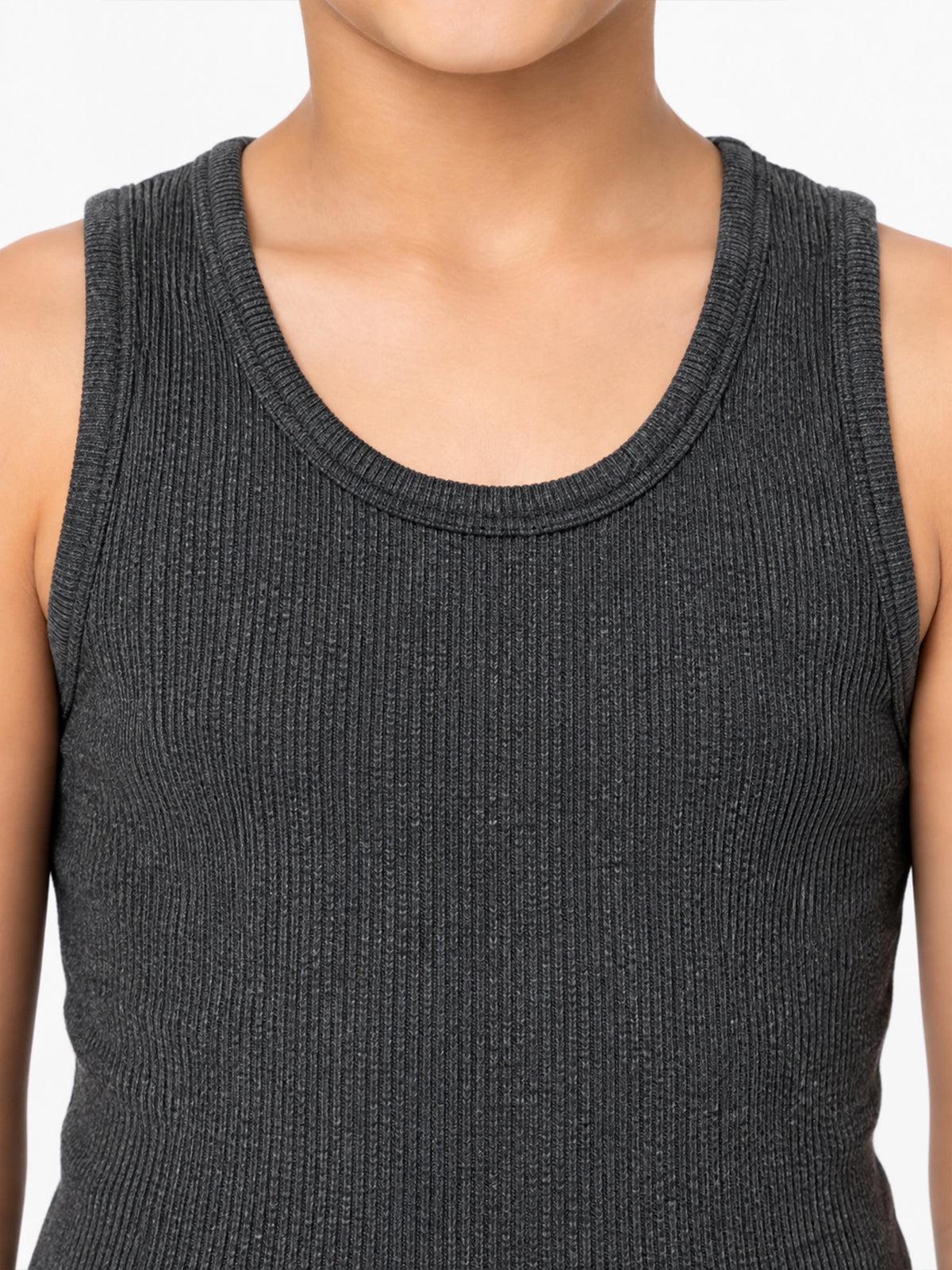 Unisex Round Neck Sleeveless Thermal Top for Warm Innerwear Comfort, Easy Winter Layering and Regular Use - Pack of 2