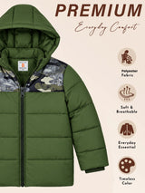 Boys Hooded Full Sleeves Jacket with Comfortable Outerwear Styling, Easy Movement and Regular Use Comfort