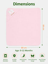 Soft Breathable Receiving Blanket for Baby - Pink