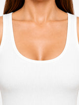 Women Cotton Antibacterial Sleeveless Thermal Top with Round Neck Regular Fit for Winter Layering Comfort - Pack of 1