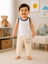 Boys Solid Long Length Pyjama for Comfortable Sleepwear, Lounge Wear and Regular Nightwear Use - Pack of 3