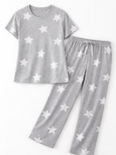 Women Printed Soft Cloud Night Suit Set for Comfortable Sleepwear, Lounge Wear and Everyday Nightwear Use