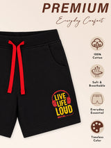 Boys Solid Shorts with Easy Pull-On Comfort for Casual Wear, Lounge Wear and Everyday Movement - Pack of 2