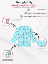 Unisex Baby Thermal Front Open Full Sleeve Top for Winter Wear, Warm Layering and Easy Dressing - Pack of 3