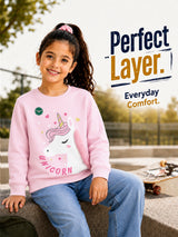 Girls Sweatshirt for Casual Wear, Warm Layering Comfort, Everyday Use and Practical Wardrobe Essentials