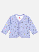 Unisex Baby Printed Front Open Top for Easy Dressing, Comfortable Daily Wear and Regular Wardrobe Use - Pack of 3