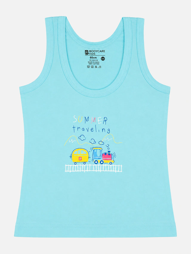 Unisex Baby 100% Cotton Round Neck Sleeveless Innerwear Vest for Easy Dressing and Everyday Comfort - Pack of 3