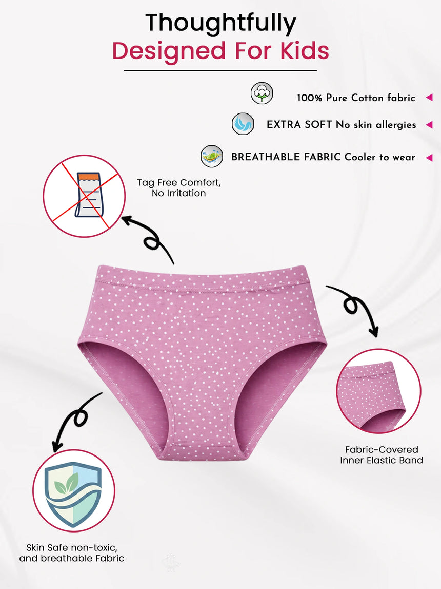 Girls Panty Inner Elastic Pack of 3