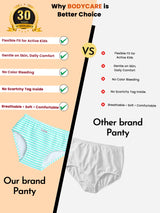 Girls Panty Inner Elastic Pack of 5