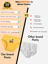Baby Boys Justice League 100% Cotton Brief Inner Elastic Pack of 3 - Bodycare