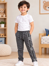 Baby Boys Solid Track Pant for Comfortable Casual Dressing, Lounge Wear and Easy Everyday Movement - Pack of 1