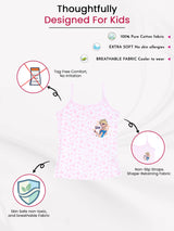 Girls Frozen Vest Dori Neck Sleeveless Pack of 3 - Bodycare