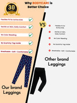 Girls Leggings Pack of 1 - Bodycare