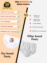 Girls Princess Panty Inner Elastic Pack of 5