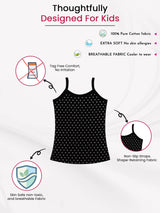 Girls 100% Cotton Vest Round Neck Dori Neck Pack of 2 - Bodycare