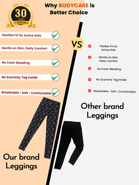 Girls 100% Cotton Leggings