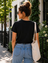 Women Cotton T-Shirt Round Neck Half Sleeves Pack of 1