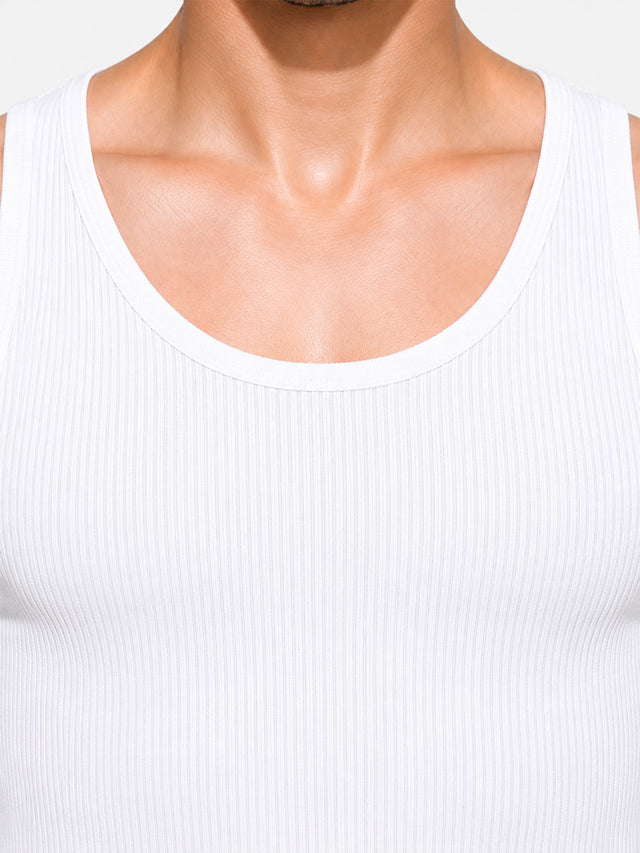 Men Antibacterial Sleeveless Thermal Top with Round Neck and Regular Fit for Winter Base Layering - Pack of 1