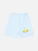 Baby Cotton Rich Front Open Half Sleeves Rib Short Suit for Everyday Comfort, Easy Dressing and Regular Wear