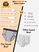Boys Brief Top Elastic Pack of 2