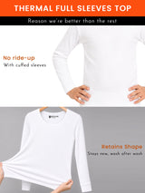 Boys Round Neck Full Sleeves Thermal Top for Winter Base Layering, Cold-Weather Comfort and Everyday Innerwear - Pack of 1