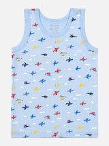 Baby Boys Innerwear Vest Round Neck Sleeveless for Everyday Innerwear Comfort, Easy Layering and Regular Use - Pack of 3