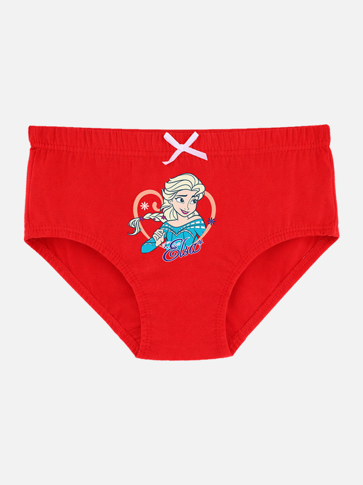 Girls Princess Innerwear Panty with Inner Elastic for Everyday Comfort, Easy Fit and Kids Essentials - Pack of 5