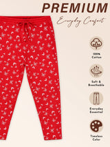 Baby Girls Cotton Track Pant Regular Fit Mid Rise for Everyday Comfort, Lounge Wear, Easy Movement and Wardrobe Essentials