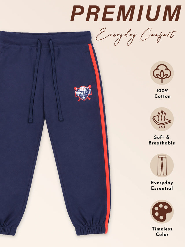 Boys Fleece Track Pant for Casual Wear, Lounge Comfort, Easy Movement and Warm Everyday Wardrobe Use