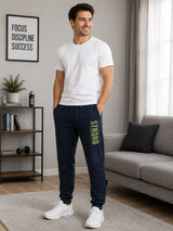 Men Cotton Track Pant with Straight Fit for Gym, Running, Workout, Lounge Wear and Casual Sports Use