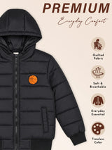 Boys Soft Cotton Blend Jacket for Winter Wear, Warm Comfort, Outdoor Layering and Regular Wardrobe Use
