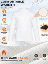 Unisex High Neck Full Sleeves Thermal Top for Winter Wear, Warm Base Layer Comfort and Cold Weather Use