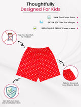 Girls Woven Shorts with Ultrasoft Durable Waistband for All-Day Comfort and Easy Movement - Pack of 2