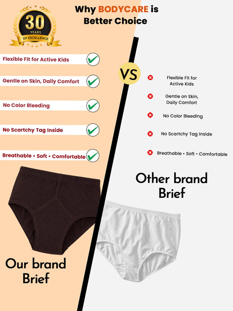 Baby Boys Spiderman Brief Inner Elastic Pack of 6