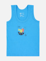 Baby Boys Cotton Regular Fit Vest Round Neck Sleeveless Innerwear for Everyday Comfort and Easy Wear - Pack of 6