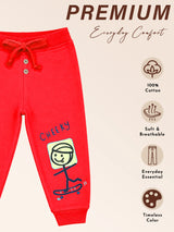 Baby Boys 100% Cotton Track Pant for Comfortable Casual Wear, Lounge Wear and Easy Everyday Movement