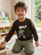 Baby Boys Avengers Round Neck Full Sleeve Sweatshirt for Casual Winter Styling, Everyday Comfort and Easy Movement