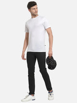 Men 100% Cotton Round Neck T-Shirt with Half Sleeves, Soft Regular Fit Comfort and Everyday Casual Wear