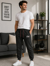Men Cotton Track Pant for Gym, Running, Workout, Lounge Wear, Relaxed Casual Sports Comfort and Regular Use